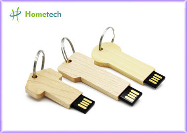 keychain 고속 Usb 섬광 드라이브는, 개인화한 나무로 되는 usb 선물을 찌릅니다