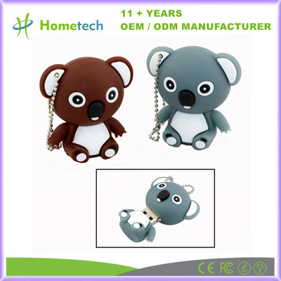 코알라 3D 32GB 사용자 정의 USB 플래시 드라이브 선물 펜 드라이브 사용자 정의 PVC USB 스틱