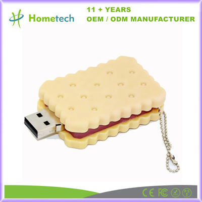 3D 사용자 정의 수시 모양 USB 플래시 디스크 고속 쿠키 USB 플래시 드라이브 8GB
