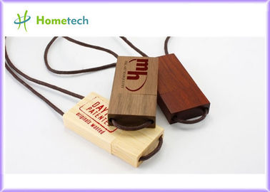 승진 당신의 자신의 로고를 가진 녹색 Hotsale 목제 USB 섬광 드라이브