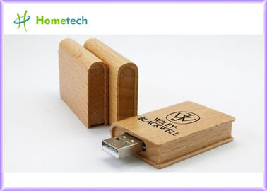 안전 4GB, 8GB의 32GB 책 나무로 되는 USB 섬광은 높은 데이타 전송으로 몹니다