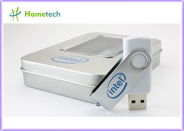 자유로운 로고 인쇄에 선전용 금속 강선전도 USB 지키