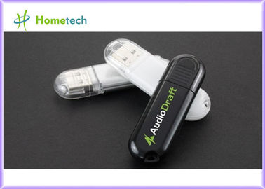 타원형 선전용 선물 플라스틱 USB 섬광 드라이브 512MB