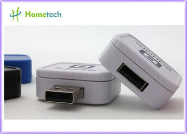 새로운 정연한 회전대 USB 섬광 드라이브 1GB 2GB 4GB 8GB 16GB 32GB 주문 로고 소형 정연한 모양 플라스틱 USB는 찌릅니다