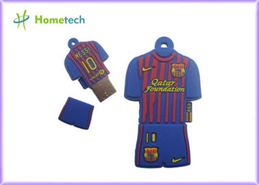 주문을 받아서 만들어진 USB 기억 2GB 4GB 8GB 16GB 바르셀로나 Messi 폴로 셔츠 USB 섬광 드라이브