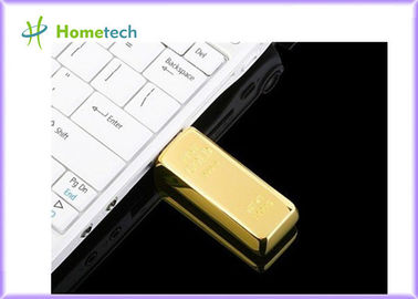 선전용 선물 금속 골드 바 엄지 드라이브 펜 USB 섬광 드라이브