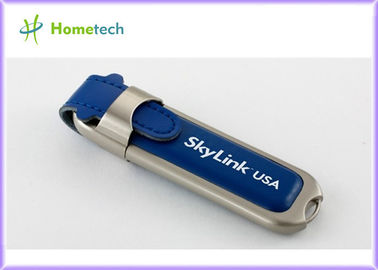 선전용 가죽 USB 플래시 디스크, USB 섬광 드라이브 가죽 16GB