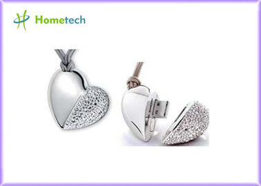 1GB/2GB/8GB 수정같은 심혼 USB 섬광 드라이브, Wedding 다이아몬드 USB 지팡이 드라이브