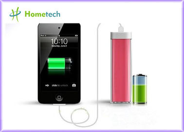 2600mAh 마이크로 USB 셀룰라 전화 소형 휴대용 힘은 5V/0.5A를 뚝을 쌓습니다