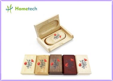 부호 매김 나무로 되는 USB 섬광 드라이브 4GB 64GB 16GB 32GB 펜 드라이브 기억 내구재 없음