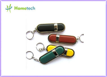 고속 8G 가죽 USB 플래시 디스크는 파일 전송을 개인화했습니다