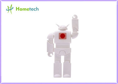 로봇 백색 만화 USB 섬광 드라이브, 기억 지팡이 엄지 드라이브