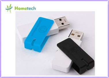 밝은 파란색 플라스틱 강선전도 USB 지팡이, 장방형 64GB Mac 섬광 드라이브