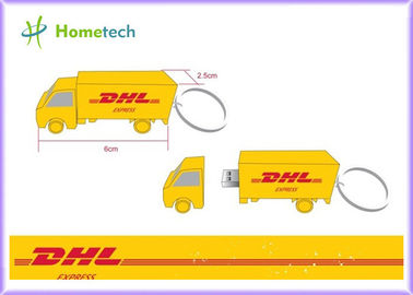 만화 DHL 트럭은 고속 USB 기억 4GB/8GB를 가진 USB 섬광 드라이브를 주문을 받아서 만들었습니다