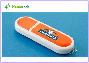 가정을 위한 주황색 플라스틱 USB 섬광 드라이브/윈도 비스타 섬광 드라이브