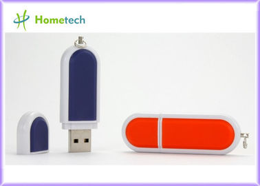 급료 A 칩을 가진 파란/주황색 플라스틱 USB 섬광 드라이브 2.0 USB 기억