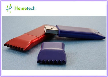 파란 장방형 플라스틱 USB 섬광 드라이브/usb 섬광 드라이브 keychain