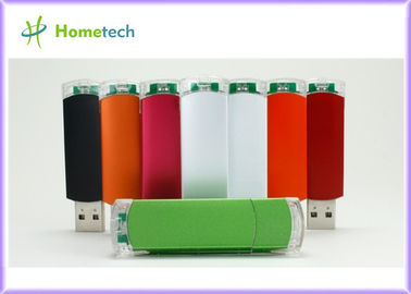 빨간 플라스틱 USB 섬광은 디스크, 1GB 2GB 4GB 8GB를 가진 2.0 USB 섬광 드라이브를 몹니다