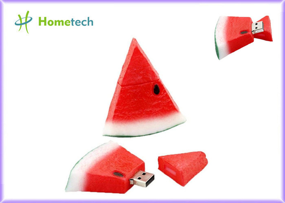 4GB USB 2.0 3.0 USB 엄지 드라이브 만화 빨간 수박 모양