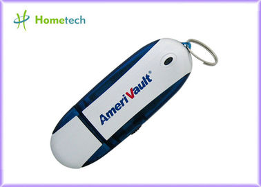튼튼한 진한 파란색 플라스틱 USB 섬광 드라이브, USB 플래시 메모리 지팡이